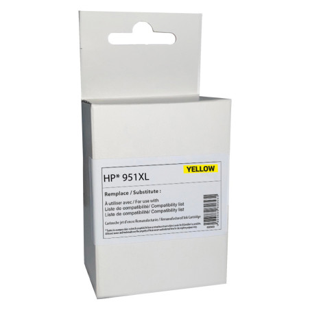 Cartouche jaune CN048A compatible 1er prix, imprimantes HP
