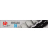 Anneaux plastiques de reliure UP Office 6 mm · Noir · pack de 100
