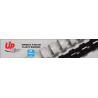 Anneaux plastiques de reliure UP Office 8 mm · Blanc · pack de 100