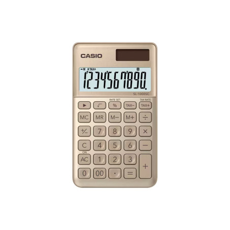 Calculatrice de poche Casio SL-1000SC-GD