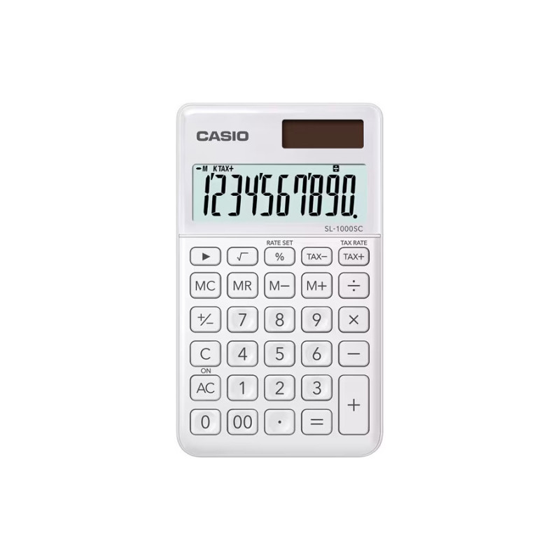 Calculatrice de poche Casio SL-1000SC-WE