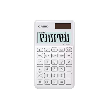Calculatrice de poche Casio SL-1000SC-WE