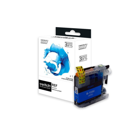 Consommable premium Switch pour imprimantes Brother LC121/123C