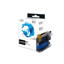 Cartouche d'encre Switch compatible Brother LC22UC Cyan | Premium
