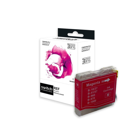Cartouche Switch Premium pour Brother, compatible LC970 / LC1000M