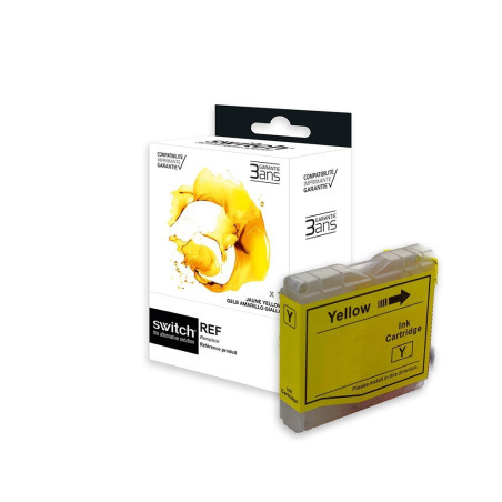 Cartouche Switch Premium couleur LC985Y pour imprimantes Brother