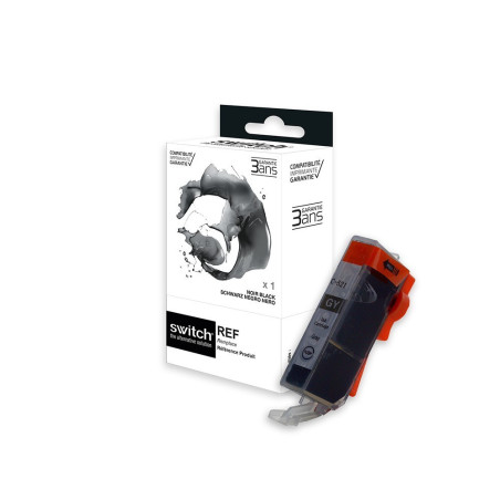 Cartouche Switch compatible CLI-521GY pour Canon Pixma MP 980 / 990