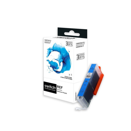Cartouche Premium Switch couleur CLI-551CXL compatible imprimantes