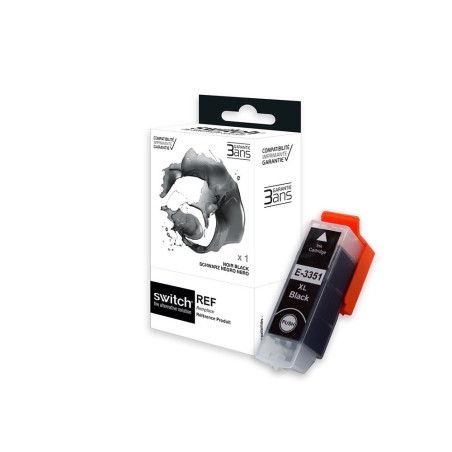 Cartouche d'encre Switch compatible Epson Noir | Premium