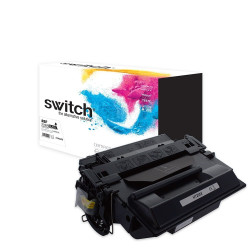 Cartouche noire Switch Premium CE255X pour HP, compatible