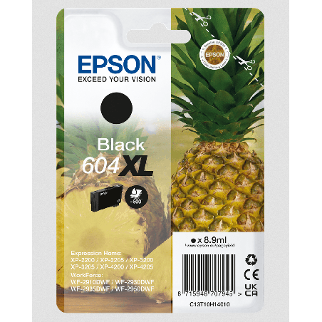 Cartouche Origine Epson 604XL Noir - Référence officielle