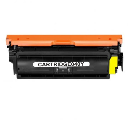 Toner Laser Compatible Canon 040Y Jaune - Cartouche Solidaire