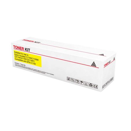 Toner Laser Compatible Epson S050187 Jaune - Solidaire