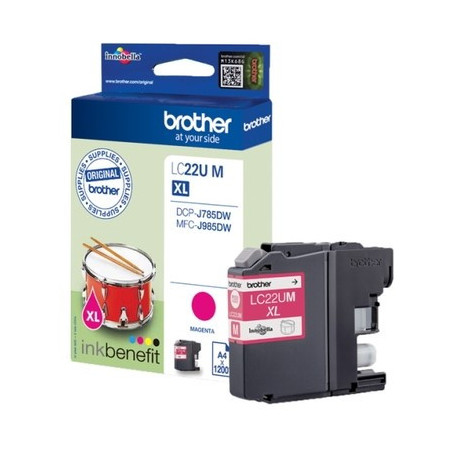 Brother LC22UM Magenta - Cartouche Originale 22UM - OEM