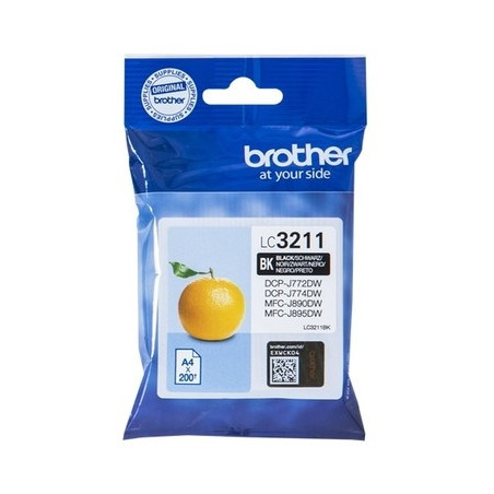 Cartouche Origine Noir LC3211BK Brother (3211BK) - Conforme
