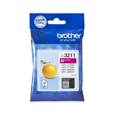 Cartouche Origine Brother 3211M Magenta - Conforme et fiable