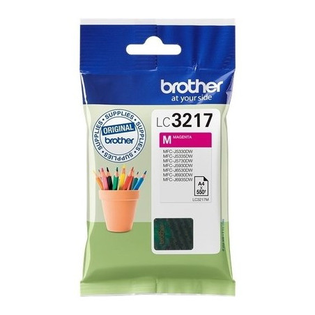 Cartouche D'encre Origine Brother 3217M Magenta - Conforme OEM