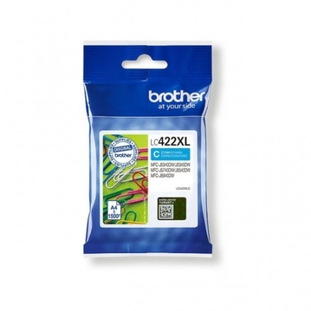 Cartouche Origine Cyan Brother LC422XLC 422XL - Conforme et fiable
