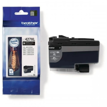 Cartouche Origine Noir Brother LC427XLBK (OEM 427XL) - Conforme