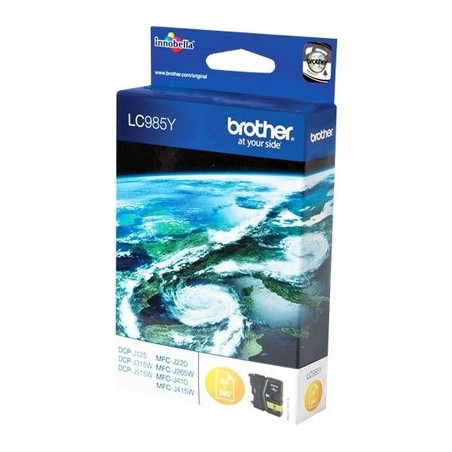 Cartouche jaune Origine Brother DCP-J 125, DCP-J 315 W, DCP-J 515 W