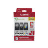 Cartouche Origine Canon 540L/541XL Pack x3 Noir + Tricolor