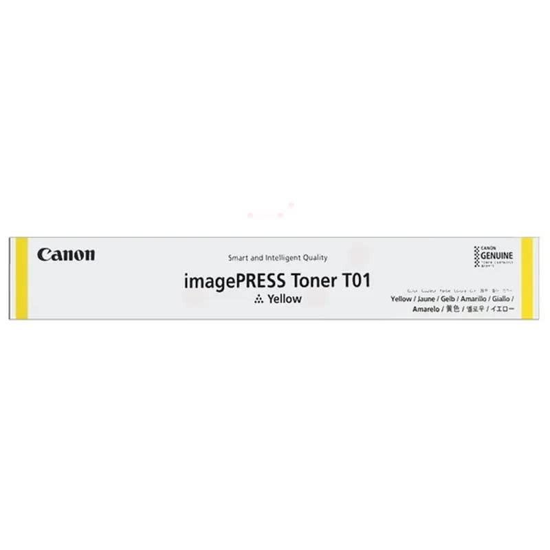 Cartouche d'origine Canon T01 Jaune pour imagePRESS C 60/65/700