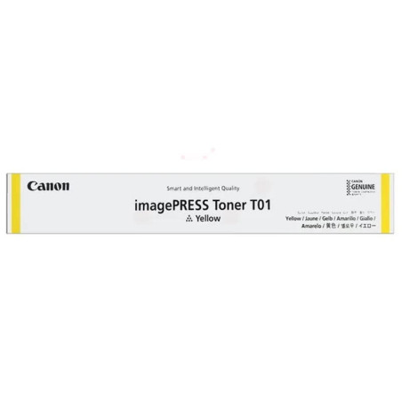 Cartouche d'origine Canon T01 Jaune pour imagePRESS C 60/65/700