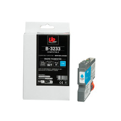 Cartouche Cyan Premium UPrint LC3233C pour imprimantes Brother DCP-J