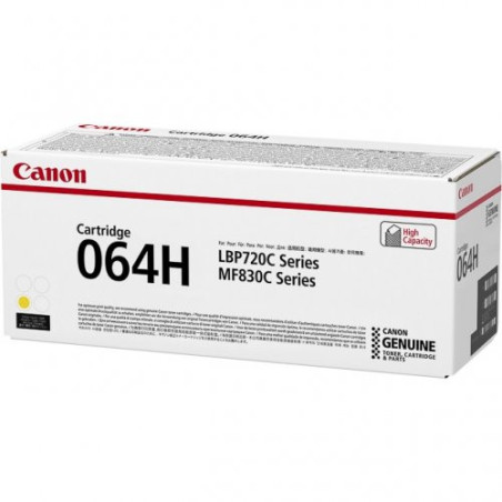 Toner Laser Origine Canon 4932C001 Jaune - 0