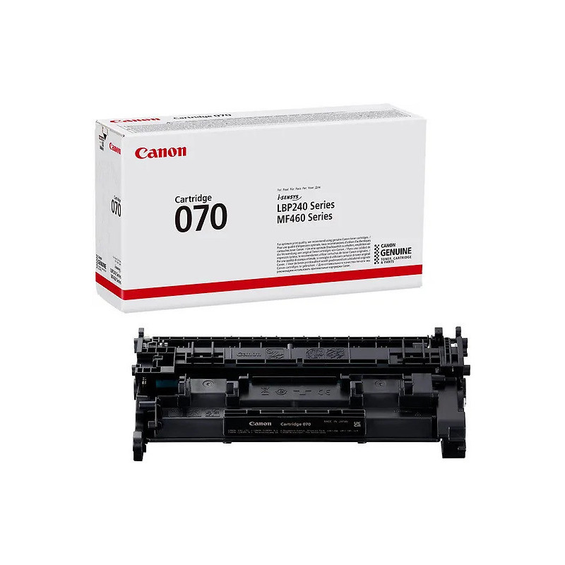Cartouche Toner Noir Origine 070A pour imprimantes Canon