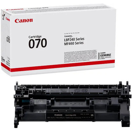 Cartouche Toner Noir Origine 070A pour imprimantes Canon