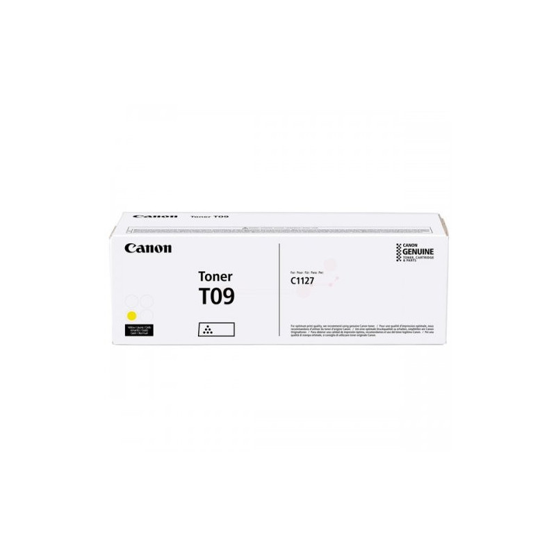 Cartouche jaune d'origine T09 pour imprimantes Canon X C 1100 Series
