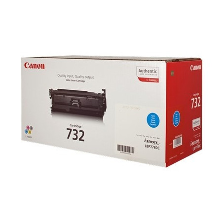 Toner Laser Origine Canon 732 Cyan - Référence 732 - Stock Canon