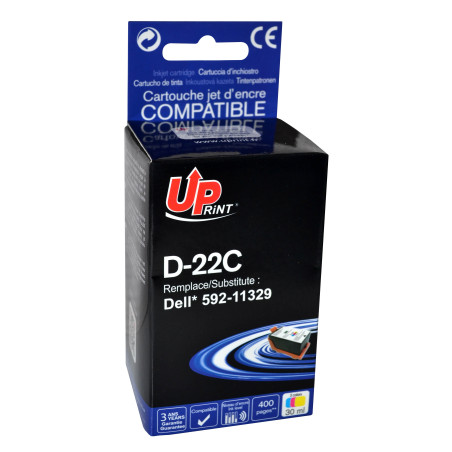 Cartouche UPrint Premium CL 400 pages compatible Dell 592-11329