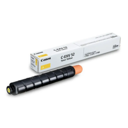 Toner Laser Origine CANON EXV52 Jaune - Référence exacte OEM