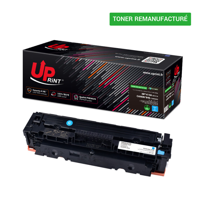 Cartouche Premium Cyan UPrint pour imprimantes HP — compatible