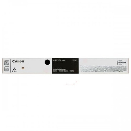 Cartouche/toner d’origine Canon EXV58 Noir – Conforme et fiable pour