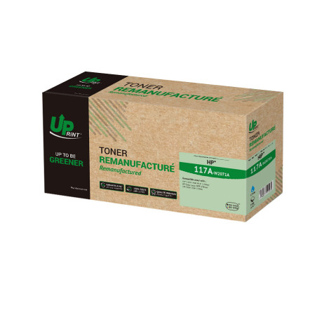 Toner laser UPrint remanufacturé HP W2071A Cyan