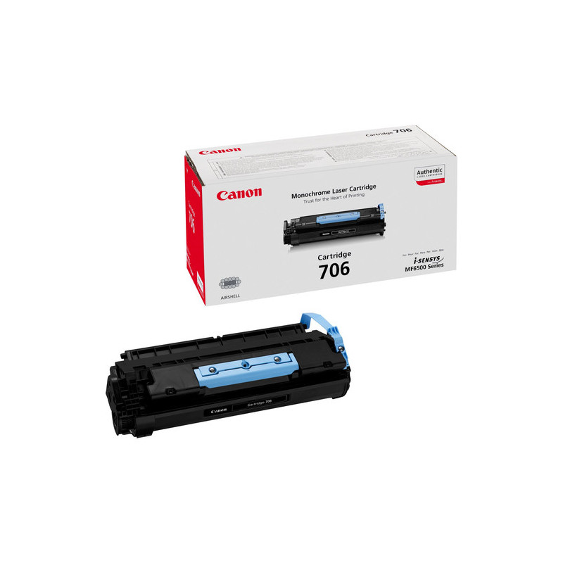 Cartouche laser noir Origine 706 pour Canon I-Sensys MF65xx