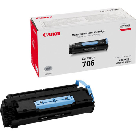 Cartouche laser noir Origine 706 pour Canon I-Sensys MF65xx