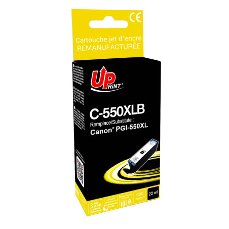 Cartouche UPrint compatible PGI 550XL Noir Premium - Canon