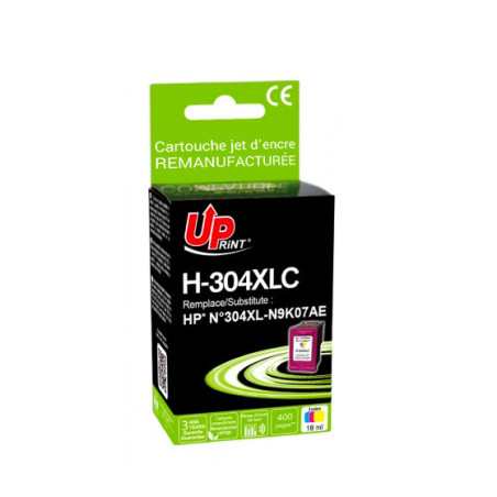Cartouche UPrint 304XL N9K07AE CL Premium HP - Compatible