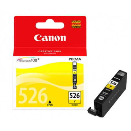 Cartouche jaune d'origine 526 pour imprimantes Canon supportées