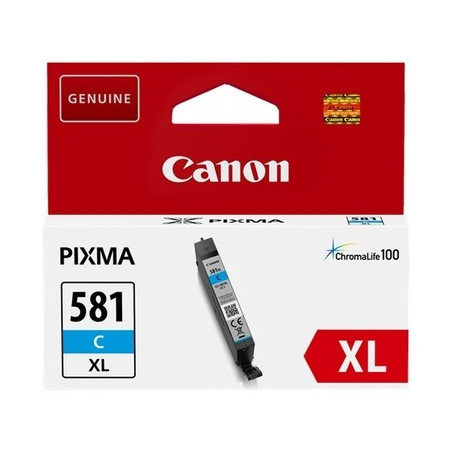 Cartouche d'origine Canon 581XL Cyan pour Pixma TR75xx et TR85xx