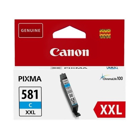 Cartouche Origine Cyan Canon 581XXL - Conforme, calibrée, rendement