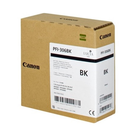 Cartouche Origine Noir Canon 6657B001 PFI306BK - Conforme et reconnue