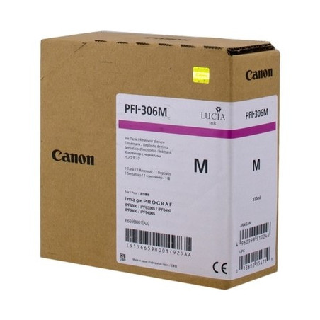 Cartouche Origine CANON 6659B001 Magenta PFI306M - GAMME ORIGINE