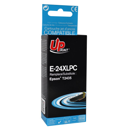 Cartouche UPrint PC Premium compatible T2435 Epson - Gamme Premium
