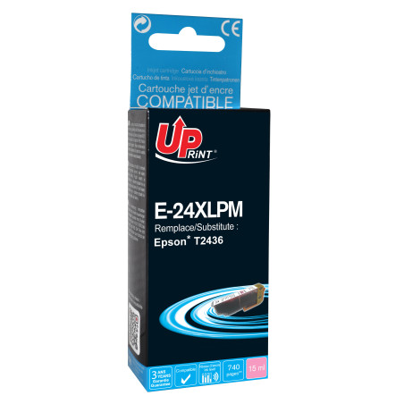 Cartouche UPrint Premium PM T2436 compatible Epson - Consommable de
