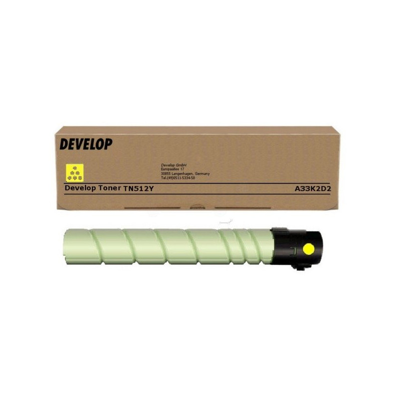 Toner Laser Origine Develop A33K2D2 Jaune - référence exacte